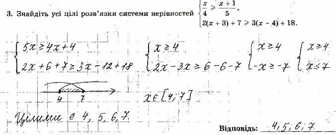 Завдання 3 алгебра 9 клас робочий зошит Істер 2017