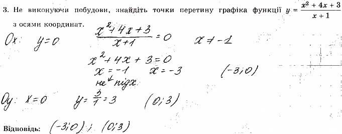 Завдання 3 алгебра 9 клас робочий зошит Істер 2017