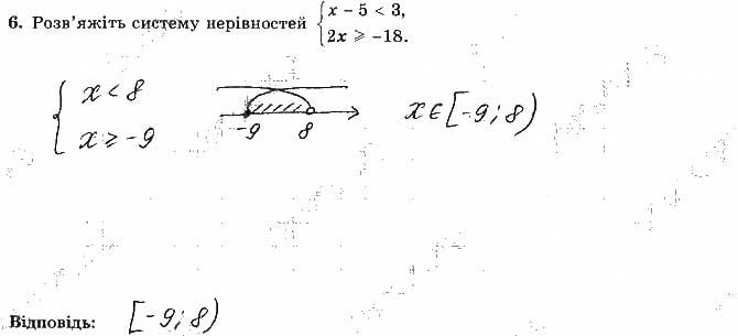 Завдання 6 алгебра 9 клас робочий зошит Істер 2017