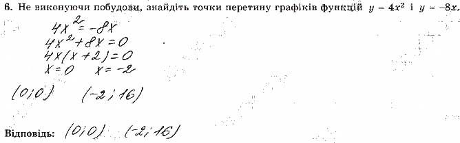 Завдання 6 алгебра 9 клас робочий зошит Істер 2017