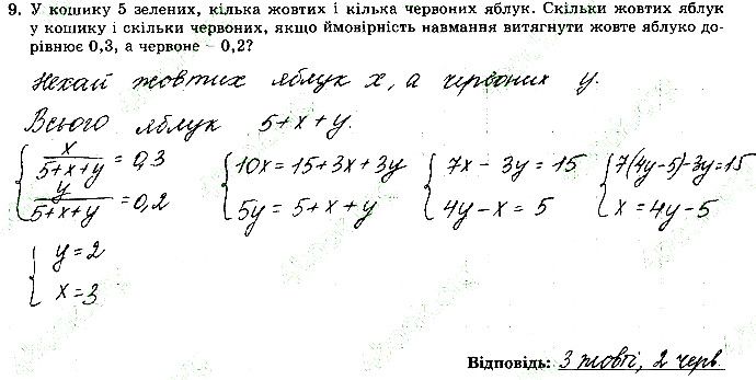 Завдання 9 алгебра 9 клас робочий зошит Істер 2017