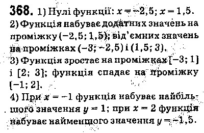 Вправа 368 алгебра 9 клас Істер 2017