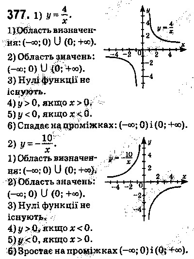 Вправа 377 алгебра 9 клас Істер 2017