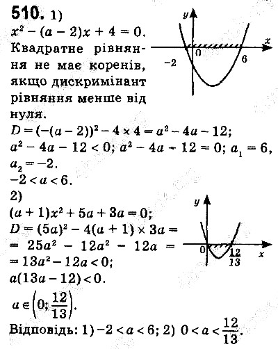 Вправа 510 алгебра 9 клас Істер 2017