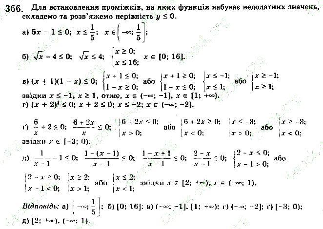 Вправа 366 алгебра 9 клас Бевз 2017
