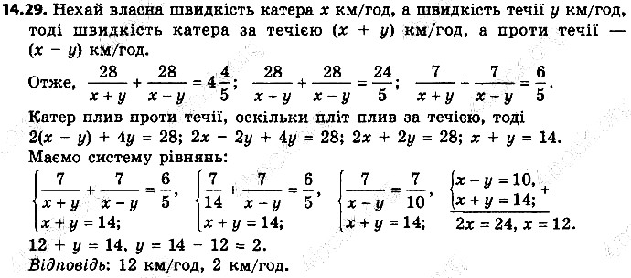Вправа 14.29 алгебра 9 клас Мерзляк Полонський Якір 2017