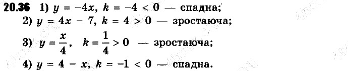 Вправа 20.36 алгебра 9 клас Мерзляк Полонський Якір 2017