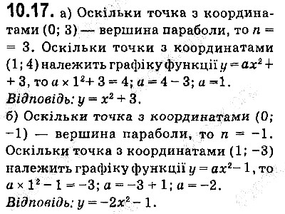 Вправа 10.17 алгебра 9 клас Мерзляк Полонський Якір 2017