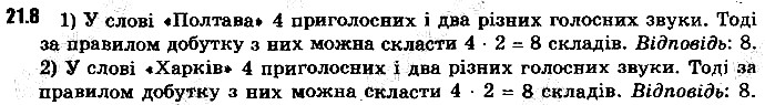 Вправа 21.8 алгебра 9 клас Мерзляк Полонський Якір 2017