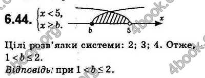 Вправа 6.44 алгебра 9 клас Мерзляк Полонський Якір 2017