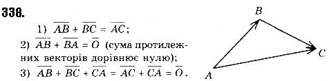 Вправа 338 геометрія 9 клас Будна Тарасенкова 2017