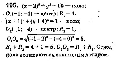 Вправа 195 геометрія 9 клас Істер 2017