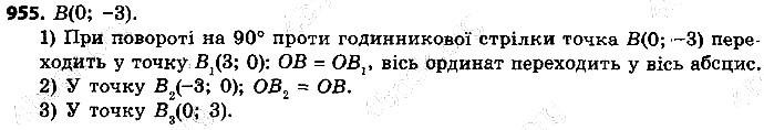 Вправа 955 геометрія 9 клас Істер 2017