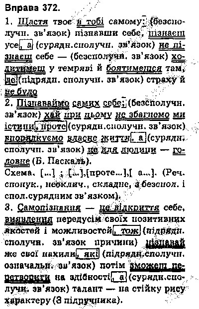 Вправа 372 українська мова 9 клас Глазова 2017