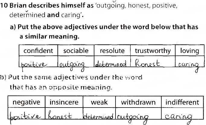 UNIT 1. WHO ARE YOU? Lesson 1. Vital Statistics Завдання 10 англійська мова 9 клас робочий зошит Карпюк 2017