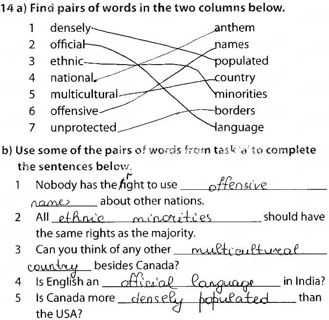 Unit 4. Why Not Take a Closer Look? Lesson 1. The UK Today Завдання 13 англійська мова 9 клас робочий зошит Карпюк 2017
