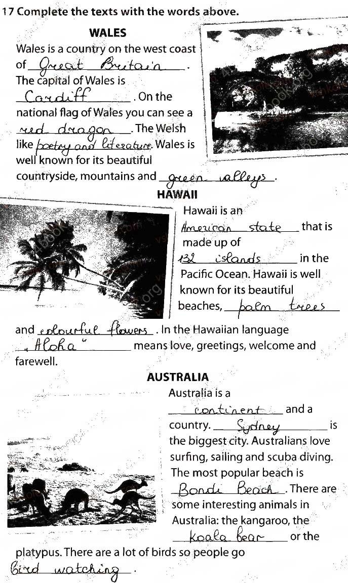Unit 4. Why Not Take a Closer Look? Lesson 1. The UK Today Завдання 16 англійська мова 9 клас робочий зошит Карпюк 2017
