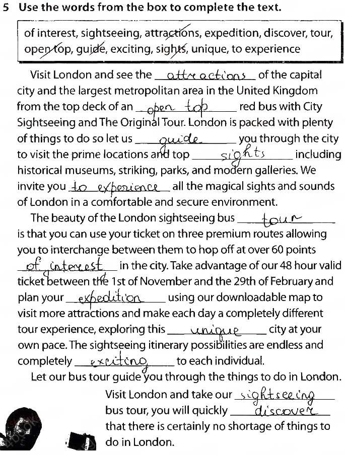 Unit 4. Why Not Take a Closer Look? Lesson 2. Cities of the UK Завдання 4 англійська мова 9 клас робочий зошит Карпюк 2017