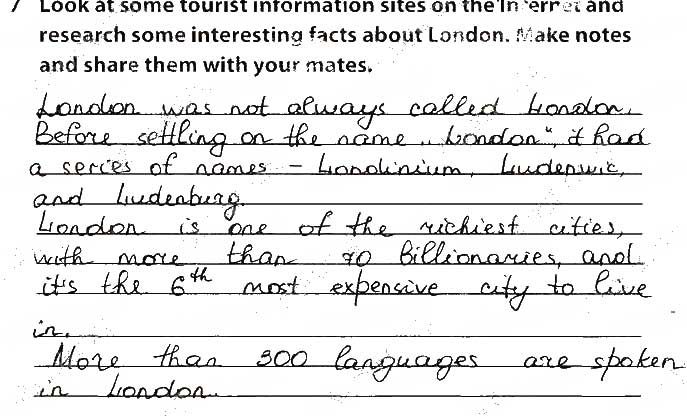 Unit 4. Why Not Take a Closer Look? Lesson 2. Cities of the UK Завдання 6 англійська мова 9 клас робочий зошит Карпюк 2017