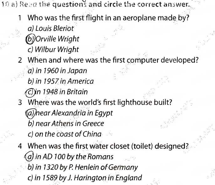 UNIT 3. WHAT’S YOUR KNOWLEDGE? Lesson 1. Inventions and Discoveries Завдання 9 англійська мова 9 клас робочий зошит Карпюк 2017