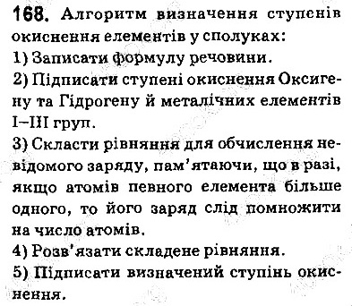 Вправа 168 хімія 9 клас Григорович 2017