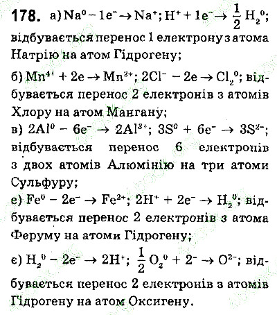 Вправа 178 хімія 9 клас Григорович 2017