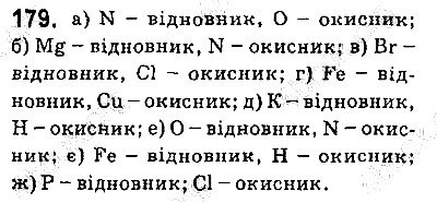 Вправа 179 хімія 9 клас Григорович 2017