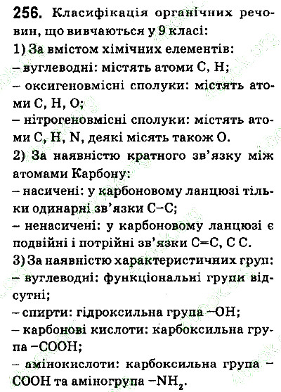 Вправа 256 хімія 9 клас Григорович 2017