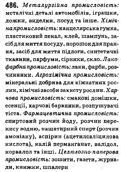 Вправа 486 хімія 9 клас Григорович 2017