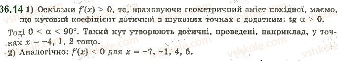 Вправа 36.14 алгебра 10 клас Мерзляк Полонський Номіровський 2018