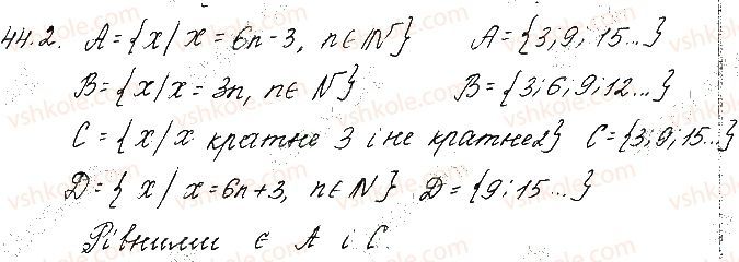Вправа 44.2 алгебра 10 клас Мерзляк Полонський Номіровський 2018