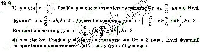 Вправа 18.9 алгебра 10 клас Нелін 2018