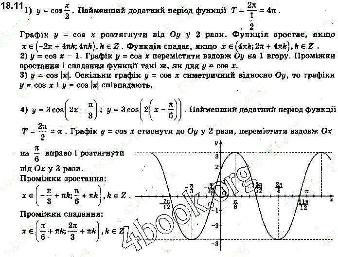 Вправа 18.11 алгебра 10 клас Нелін 2018