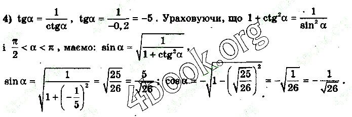 Вправа 19.2 (4) алгебра 10 клас Нелін 2018