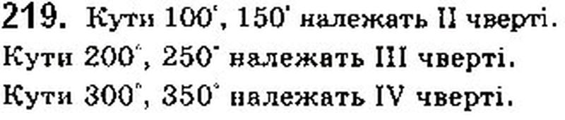 Вправа 219 математика 10 клас Бевз 2018