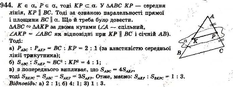 Вправа 944 математика 10 клас Бевз 2018