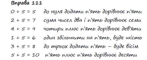 Вправа 111 математика 2 клас Листопад НУШ 2019