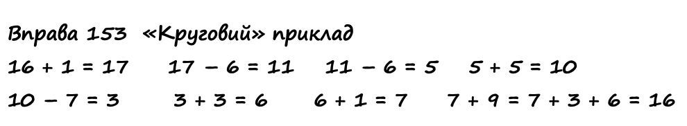 Вправа 153 математика 2 клас Листопад НУШ 2019