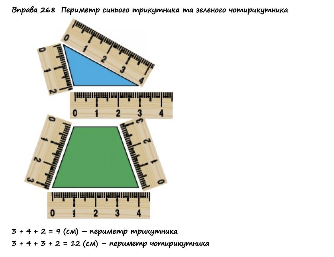 Вправа 268 математика 2 клас Листопад НУШ 2019