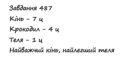 Вправа 487 математика 2 клас Листопад НУШ 2019