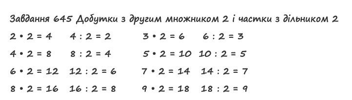 Вправа 645 математика 2 клас Листопад НУШ 2019