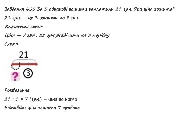 Вправа 655 математика 2 клас Листопад НУШ 2019