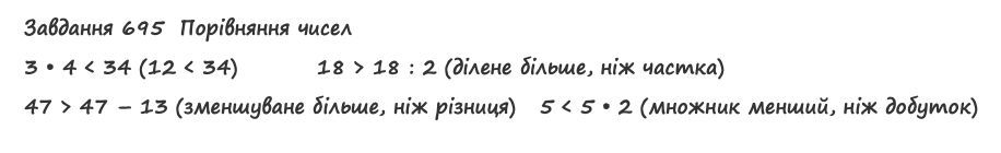 Вправа 695 математика 2 клас Листопад НУШ 2019