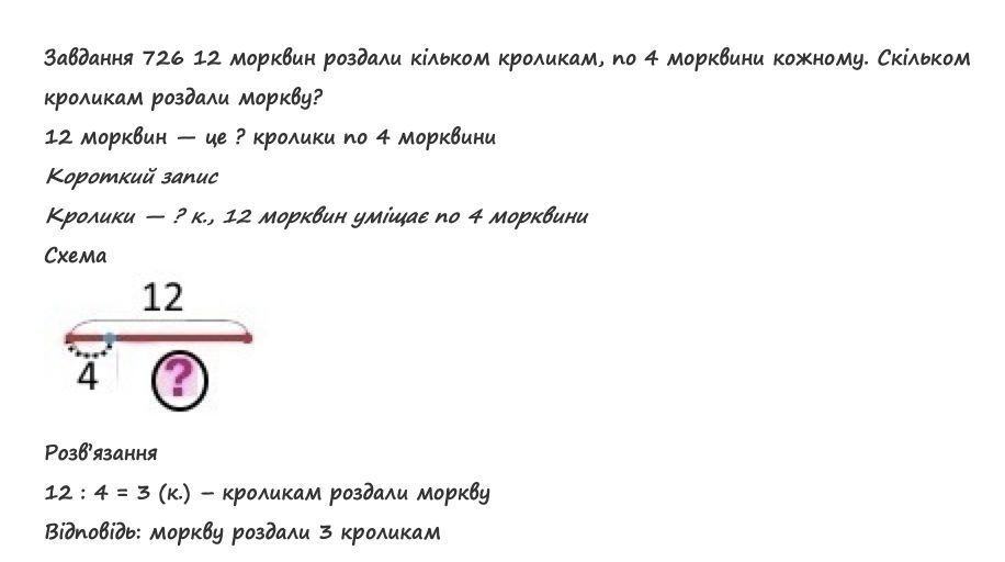 Вправа 726 математика 2 клас Листопад НУШ 2019