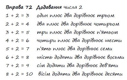 Вправа 72 математика 2 клас Листопад НУШ 2019