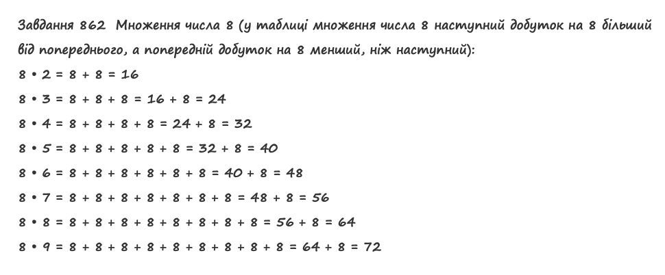 Вправа 862 математика 2 клас Листопад НУШ 2019
