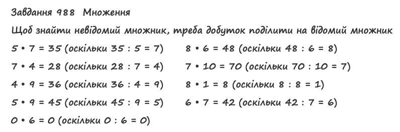 Вправа 988 математика 2 клас Листопад НУШ 2019