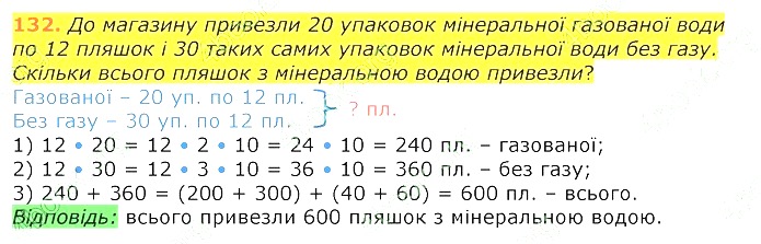 Вправа 132 Частина 1 математика 4 клас Лишенко НУШ 2021