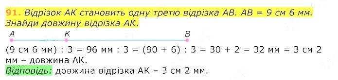 Вправа 91 Частина 1 математика 4 клас Лишенко НУШ 2021