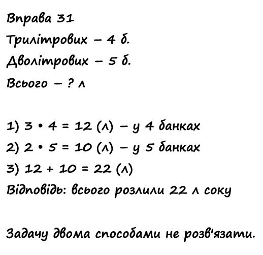 Вправа 31 Частина 1 математика 4 клас Листопад НУШ 2021